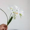 Dekorative Blüten Kränze Cymbidium Orchidee Künstliche Blumenpflanze Haus Hochzeitsdekor Ornament gefälschte Pflanzendekorative