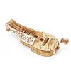 Hurdy Gurdy Mechanical Model DIY Musical Instrument 3D Drewniane zestawy do budowlania puzzli Prezent urodzinowy dla dorosłych i dzieci 2207155355122