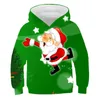 Heren Hoodies Heren sweatshirts herfst kinderen kerstjongens en meisjes hoodie tree 3d printen sweatshirt top lange mouw