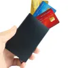 Caixas Titular do cartão com dinheiro Pocket Pop Up Wallet RFID bloqueando o estojo de cartão de metal slim