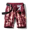 Summer Fashion Casual Uniforms Tactical Pants Cotton Jogging Sports Overalls Shorts Män skickar Belt 220630