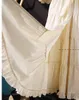 프랑스 코트 스타일 케이크 치마 둥근 목 거품 소매 하이 허리 중간 길이 드레스 299G