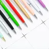 الاسم المخصص للهدايا التذكارية الحبر المعدنية الهدايا الملونة Gel Ball Pen School School Stationery Advertising El Pens 220613