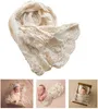 담요 Swaddling Born Prop Prop Prop Lace Wrap 아기 소녀 포즈 PO 촬영 담요 배경 Fotografia 제품 스튜디오 액세서리