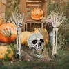 Anderes Event Partyzubehör 1Set Halloween Fake Skull Skeleton Human Hand für H 220823