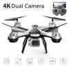 JC801 UAV HDプロフェッショナルRCヘリコプター4KデュアルカメラUAV Aerial Photography Quadcopter Wifi