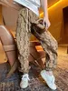 2022ss Designer de Moda Calças femininas sofisticadas Feminino Pé Pequeno Letra G Bordado Luxo Alta qualidade confortável macio tamanho grande S-2XL