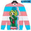 Herrtröjor tröjor kanna kizuchi 3d sweatshirt casual pullover streetwear sudadera hombre manliga crewneckmen's