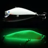 1Pcs 3D Luminous Night Fishing Bait 8cm 8g Bass Minnow Lures With Treble Hooks Artificial Hard Crankbaits Pike Carp Pesca Tackle 220726