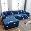 Cubiertas de silla Cubierta de sofá para la sala de estar Stretch Impress SlighCover L Forma Corner Funda Elastic Sofá 1/2 / 3/4-asiento