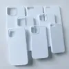 cassa del telefono in plastica dura vuota per iphone 13 mini 12 pro max XR XS 8 PLUS SE sublimazione custodia personalizzata 10 pezzi / lotto