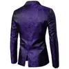 남자 양복 블레이저스 히리기 가을 2022 년 남성 슈트 블레이저 캐주얼 슬림 한 장착 한 버튼 턱시도 공식 코트 탑
