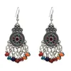 Dangle & Chandelier Ethnic Turkish Style Alloy Jhumka Earring Resin Beaded Statement Earrings For Women Boho Party Gypsy JewelryDangle Dangl