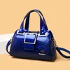 Lüks Tasarımcı El Çantası Marka Çapraz Bags Kadınlar için 2023 Desen Deri Omuz Çantaları Günlük Tote Çanta Bolsos 220815