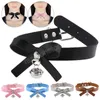 Tour de cou en cuir PU avec collier de collier de cloche femmes filles mode fête déclaration bijoux nœud papillon accessoires de cou