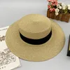 Luxe ontwerper Straw Hat Flat Cap Fashion Gentleman Caps Higt Quality Mens Women Sun Hats4427072