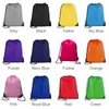 Drawstring Backpack Draw String Bags voor schoenen kleding feest sportschool sporttocht waterdicht