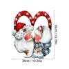 Decorative Flowers & Wreaths Outdoor Decorations Summer Santa's Door Decoration Hanging Garland Love Holiday Wall Acrylic & 6in Wrea