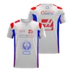 2023 F1チームプリントTシャツフォーミュラ1レーシングロゴメンズOネックTシャツエクストリームスポーツショートスリーブアウトドア特大ジャージTシャツ