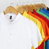 Summer Men Cotton Polo Shirt Kobiety Solidne solidne poloshirty