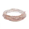 Bracelets Chain new stretch bracelet with diamond inserts color bracelet fashion