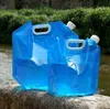 Drinkware 5L/10L Outdoor Foldable Folding Drinking Water Bag Car Waters Carrier Container for Outdoor Camping Hiking Picnic BBQ