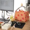 Bento Bag Aluminium رقائق بسيطة للحفاظ على حرارة الغداء أكياس صندوق أوكسفورد قطعة رقائق محمولة محمولة حزمة الثلج
