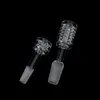 Six piles Quartz clou diamant noeud fumée Quartz Banger 14mm 10 18 mâle femelle pour Dab Rig eau Bong Pipes7823086