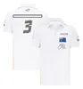 F1 Driver Polos Formule 1 Team Racing T-shirt Sports extrêmes Hommes Femmes T-shirt Mode d'été Casual T-shirt imprimé surdimensionné