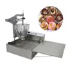 Donut Yapım Makinesi Paslanmaz Çelik Elektrik Yuvarlak Küresel Çiçek Kalıp Donut Biçim Makinesi Foe Satış