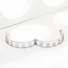 Bangle rostfritt stål armband armband till hands för kvinnor gåva smycken rhinestone stjärnor charm lyx hårt 2022 designbangle armbangbangle int