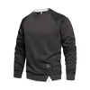 Männer Sweatshirt Gefälschte Zwei Stück Mode Übergroßen Hoodie Männlich Langarm Pullover Solide Frauen Paar Kleidung Sweatshirts Tops 220325