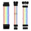 Computer Cables Connectors Extension Cable RGB Motherboard ATX 24PIN GPU Double/Triple 8Pin PCI-E 6 2PIN Rainbow Cord PC DecorationCompute