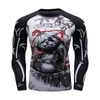 Camisetas para hombre Cody Lundin Professional Custom Tela de secado rápido Impreso Mma Bjj Rash Guard Diseñe su propio