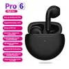 pro6 TWS Drahtlose Kopfhörer Bluetooth-Kopfhörer Ohrhörer Bass In-Ear-Kopfhörer-Headset Sport-Ohrhörer mit Mikrofon für iPhone Xiaomi Huawei Handy