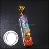 Pendant Necklaces Reiki Healing Colorf Chips Stone Chakra Orgone Energy Resin Necklace Amet Orgonite Crystal N Carshop2006 Dhb1V