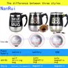 Automatic Self Stirring Magnetic Mug Creative Stainless Steel Coffee Milk Mixing Cup Blender Lazy Smart Mixer Thermal 220714