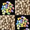 Andra evenemangsfestleveranser FESTICE HOME GARDEN MTI Color Simation Pigeon Eggs 2x3cm Easter Fashion Bird Egg Festival Decoration 0 08HJ P2