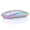 Epacket Mouse wireless retroilluminato a LED ricaricabile USB silenzioso bluetooth e mouse da gioco ottico ergonomico computer desktop laptop mou2637826