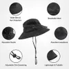 1PCS واسعة بريم قبعة الشمس شبكة دلو قبعة خفيفة الوزن في الهواء الطلق قبعة مثالية للأنشطة في الهواء الطلق