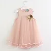 Bear Leader Girls Jurken Brand Spring Princess Dress Kinderkleding Graffiti Print Design voor babymeisjes kleding 38y 220707