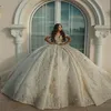 Luxury Dubaï Arabie robe de bal robe de mariée robes de mariée à l'épaule perles dentelle appliquée plus Taille personnalisée Robes nuptiales Robe de mariée Robe de mariée Vog343
