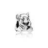 Andy Jewel Authentic 925 Sterling Silver Beads Lucky Elephant Charm passar europeisk pandora stil smycken armband halsband 791902 djur