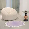 Söt Girly Clouds Carpet Gradient Wave Ins Vind Sovrum Rug Living Room Bedside Mirror Fram Matta Gullig Rum Inredning Furry Mat