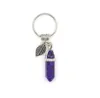 Correntes -chave de pedra natural Keyring Key titular Boho Jewelry Carchain 8 STLYE CORES PARA MAN MULHER