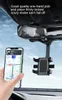 Universal Backspegel Telefonhållare Bilfäste Roterande justerbara 360 graders hållare för smartphone GPS-fäste