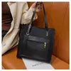 Portable Briefcase Simple Fashion Shoulder Bag Crossbody PU Professional Commuter Soft Leather Large Bags