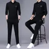 Chándales para hombre, pantalones de chándal de primavera y otoño para hombre, pantalones de chándal rectos sueltos de talla grande, ropa deportiva de moda, ropa informal transpirable para hombre