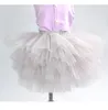 Fashion Girls Tutu Super Fluffy 6 Layers Petticoat Princess Ballet Dance Skirt Kids Cake Chritsmas Children Clothes 220326