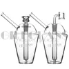 6.5inch cup helder dab rig pijpen waterpijp voor kleine booreilanden glas roken met quartz nagel water bong waterpijpen